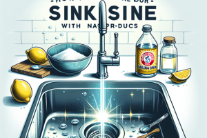 Cómo hacer que tu fregadero brille con productos naturales Cómo hacer que tu fregadero brille con productos naturales.