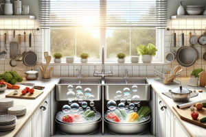 Evita-el-desorden-en-tu-cocina-con-un-fregadero-de-doble-tazon