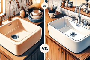 Fregaderos de cerámica vs. Fregaderos de porcelana: ¿Cuál elegir? Fregaderos de cerámica vs. Fregaderos de porcelana: ¿Cuál elegir?