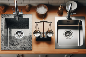 Fregaderos de granito vs. Fregaderos de acero: ¿Cuál es mejor? Fregaderos-de-granito-vs.-Fregaderos-de-acero-¿Cual-es-mejor