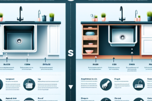 Fregaderos empotrados vs. Fregaderos sobre encimera: ¿Cuál es mejor? Fregaderos empotrados vs. Fregaderos sobre encimera: ¿Cuál es mejor?