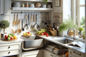 Los fregaderos de esquina: maximizando el espacio en tu cocina.