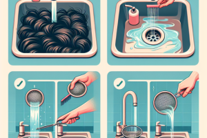 ¿Cómo evitar que tu fregadero se atasque con cabello?