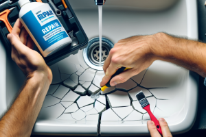 ¿Puedes reparar tú mismo un fregadero agrietado?